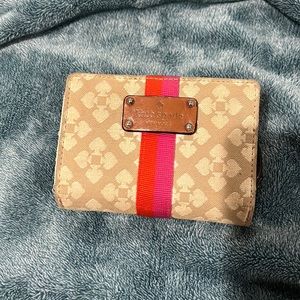 Kate Spade Beige Patterned Wallet